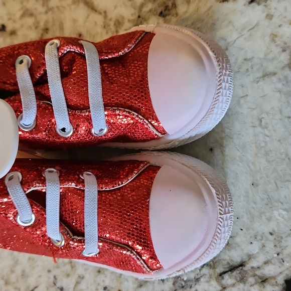 COPY - Capelli nrw york Red Glitter Hightops Sz 5 - Picture 5 of 8